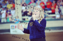 Singing at the Parade of Champions. Photo credit Steve Pope Photography.