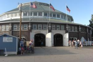 The renovations, including a new roof was completed for the 2003 Iowa State Fair